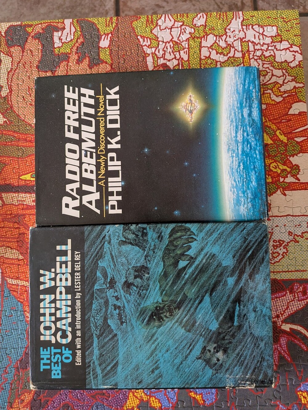 2 Sci-fi Hardback Books